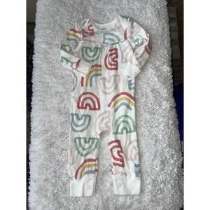 Carter’s Baby Sz. 9 Mo. Rainbow Design Romper. Cute, Soft, Exc. Condition